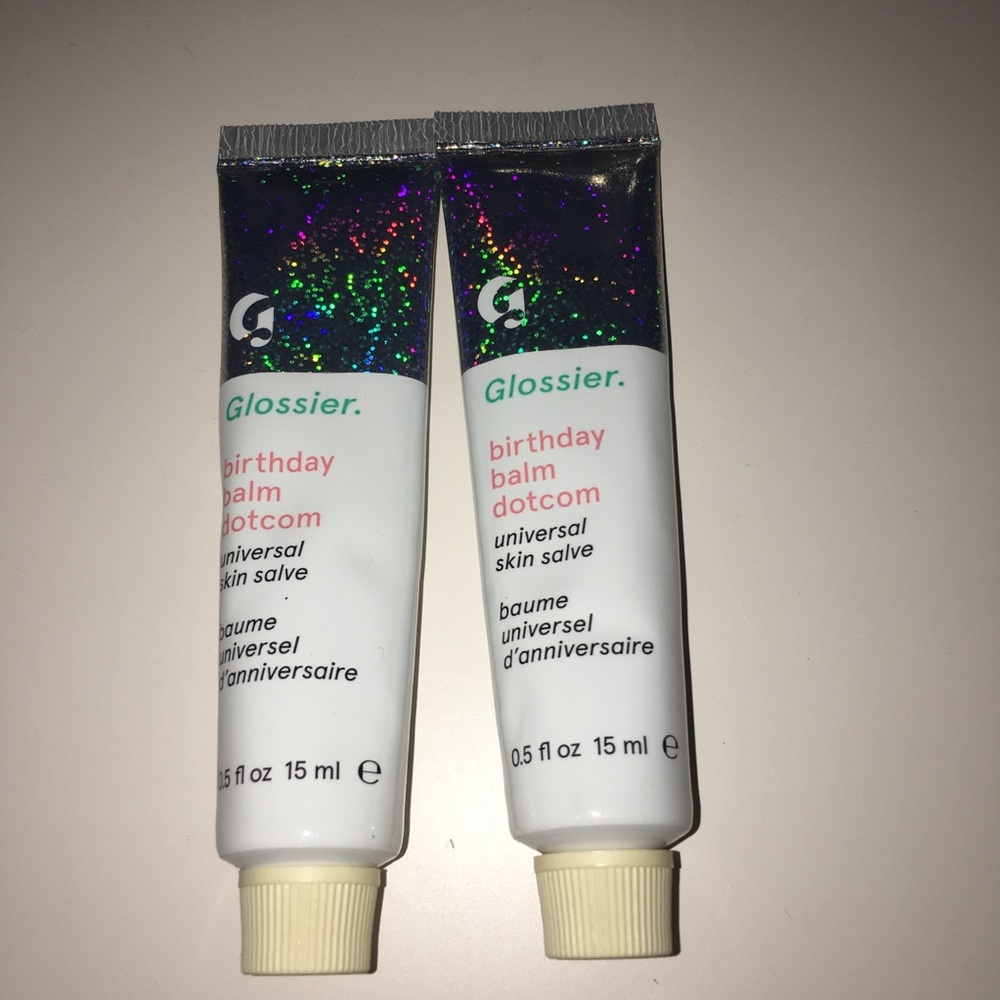 NEW Glossier Birthday Balm Dotcom set of 2 - Picture 2 of 4